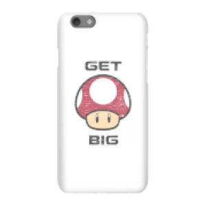 Image of Nintendo Super Mario Get Big Mushroom Phone Case - iPhone 6S - Snap Case - Matte