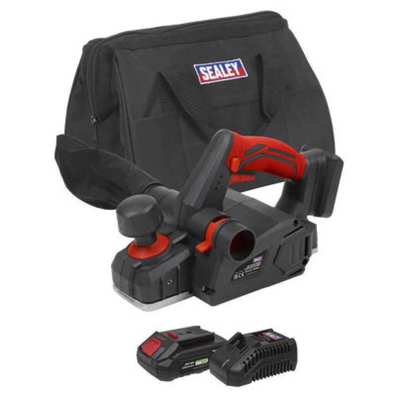 Image of Sealey CP20VEP SV20 20v Cordless Planer CP20VEPKIT1 Batteries: 1 x 2ah Li-ion