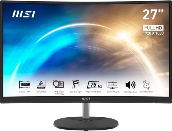 Image of MSI 27" PRO MP271CA Full HD Curved Gaming LED Monitor