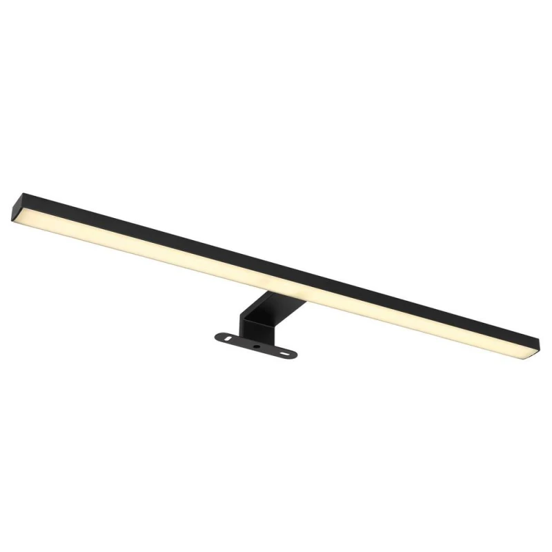 Image of Netlighting Jaime Bathroom Over Mirror Light Matt Black IP44 LED 4000K Black Unisex