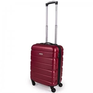 Image of Pierre Cardin Burgundy Trolley Suitcase
