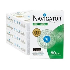 Image of Navigator A4 Universal Paper 80gsm 5 x 550 Sheets Price Offer