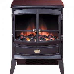 Image of Dimplex Springborne 2kW Electric Fan Heater Stove in Black With Optiflame