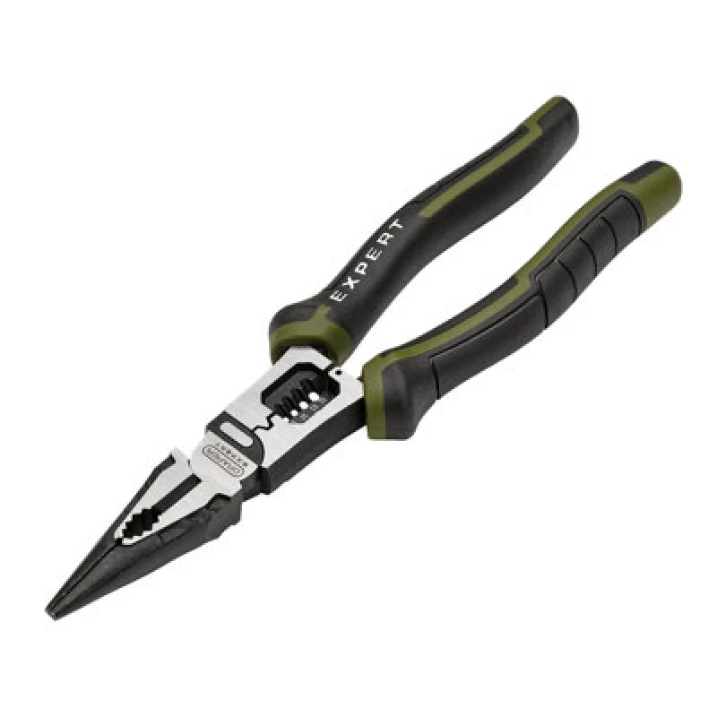 Image of Draper Expert Long Nose Wire Stripping Pliers 28527 Length: 200mm