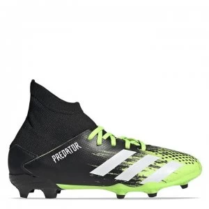Image of adidas Predator 20.3 Childrens FG Football Boots - SignGreen/Black