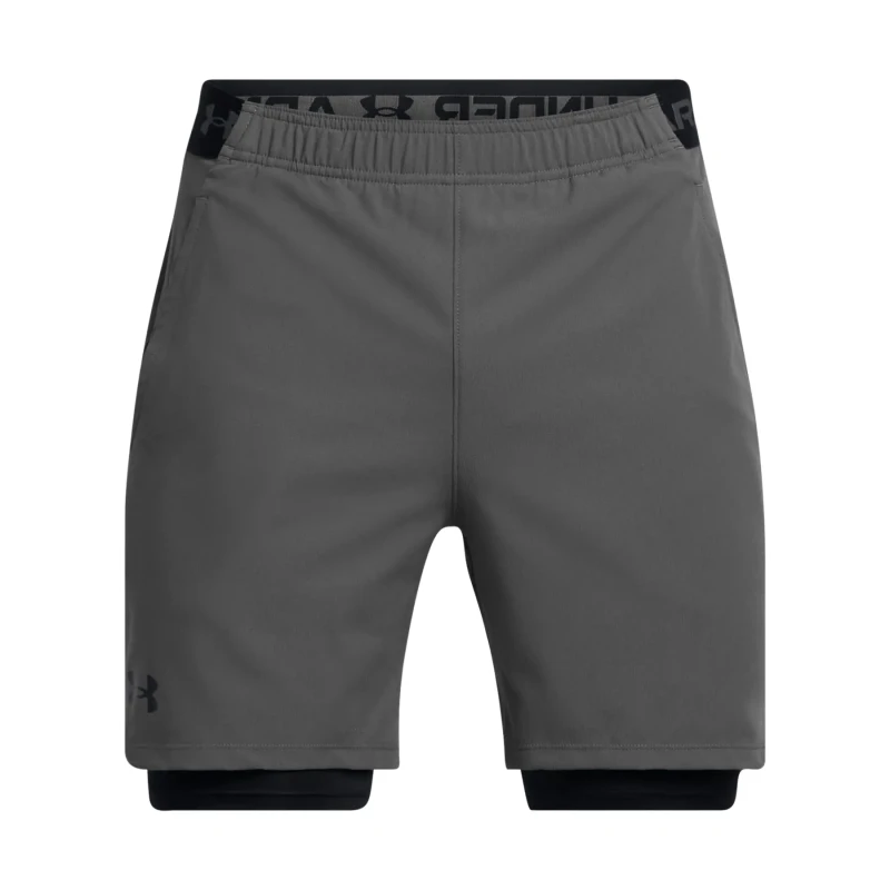 Image of Under Armour Short 2-in-1 woven Under Armour Vanish Gris Male S 1373764-025