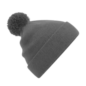 Image of Beechfield Childrens/Kids Original Pom Pom Beanie (One Size) (Graphite Grey)