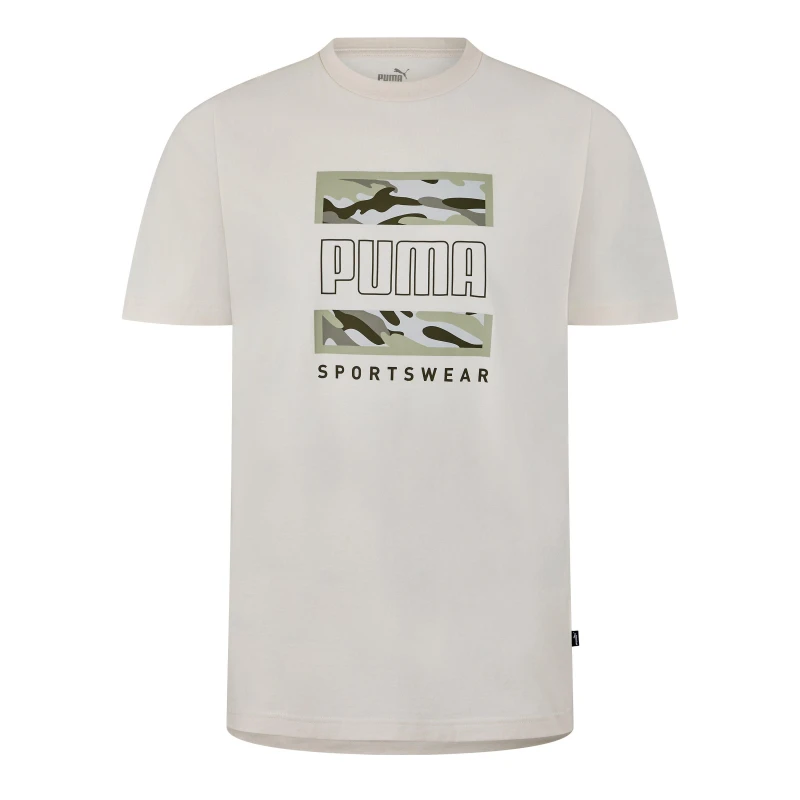 Image of Puma Graphics Camo Box Tee T-Shirt Mens - Multi Multi XS