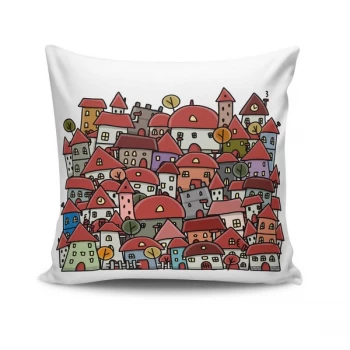 Image of NKRLNT-071 - No Filling Multicolor Cushion Cover
