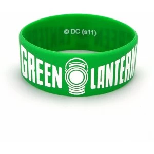Image of Green Lantern Thick Green Lantern Logo Bracelet