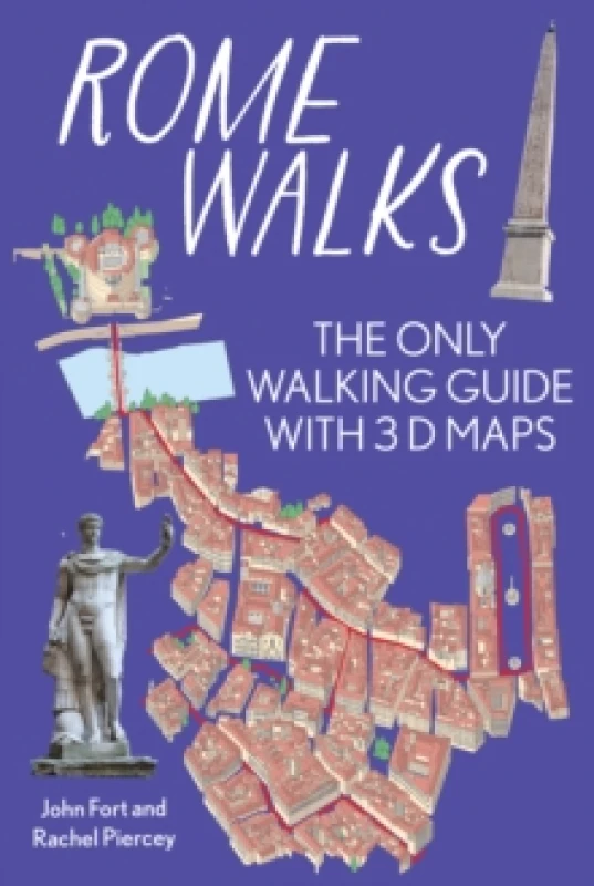 Image of Rome On Foot City Guide - the best walks around Rome : The only walking guide with 3D maps Paperback / softback