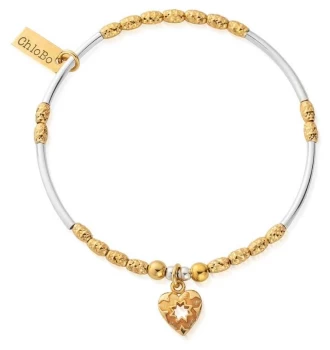 Image of ChloBo Gold & Silver Decorated Star Heart Bracelet Jewellery