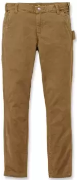 Image of Carhartt Slim Fit Crawford Women Pants, beige, Size 37, beige, Size 37 for Women