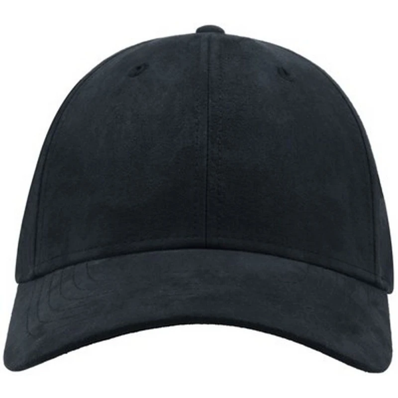 Image of Atlantis Atlantis Fam 6 Panel Sueded Baseball Cap in Navy Navy One Size Unisex 5063238289031