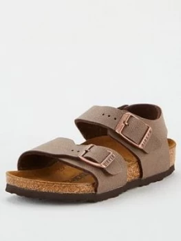 Image of Birkenstock Boys New York Strap Sandals - Mocha