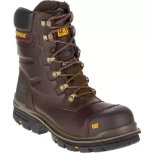 Image of CAT Workwear Mens Premier Lace Up Safety Work Boots UK Size 7 (EU 41)