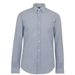 Image of Boss Ronni 53 Pinstripe Shirt - Blue