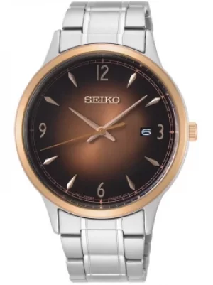 Image of Seiko Mens Brown Bracelet Watch SGEH90P1