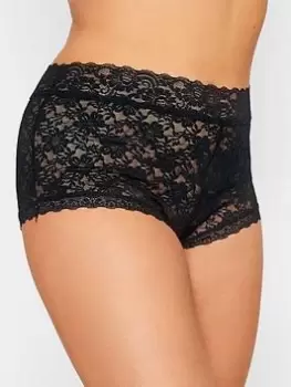 Image of Yours 3 Pack Lace Short, Black, Size 34-36, Women