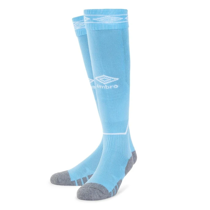 Image of Umbro Umbro Men Diamond Football Socks in Mid Blue Size: large Mid Blue L Male 5063238257665