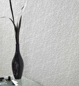 Image of Superfresco Paintables White Leaves Wallpaper - One size