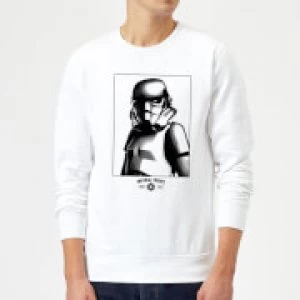 Image of Star Wars Imperial Troops Sweatshirt - White - XXL