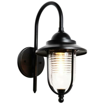 Image of Fishermans Lantern ERIS Black Exterior Light - Zinc