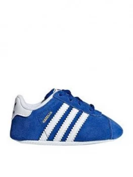 Image of adidas Originals Gazelle Crib, Navy, Size 4