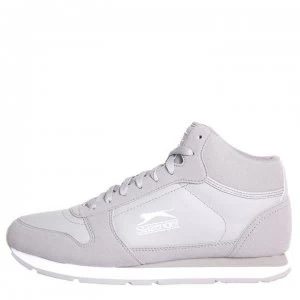 Image of Slazenger Classic Mens Hi Tops - Grey/White