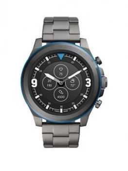 Image of Fossil Fossil Latitude Hybrid Grey Stainless Steel Watch