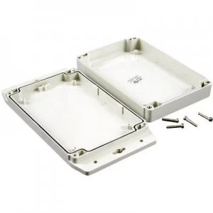 Image of Hammond Electronics 1555F2F42GY 1555F2F42GY Universal enclosure 120 x 91 x 62 Polycarbonate (PC) Light grey