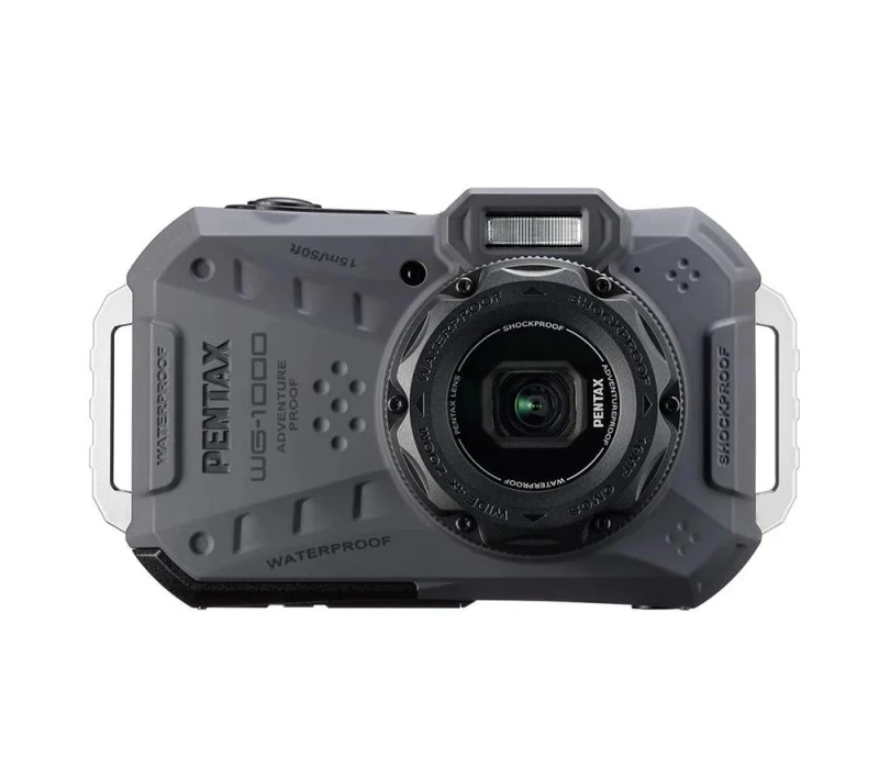 Image of Pentax Pentax WG-1000 16MP 4x Zoom Tough Compact Camera - Grey (Camera Only) 2154