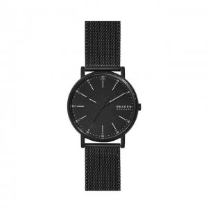 Image of Skagen Black 'Signatur' Classical Watch - Skw6579
