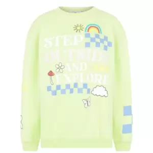 Image of Daisy Street Step Out Sweatshirt - Green