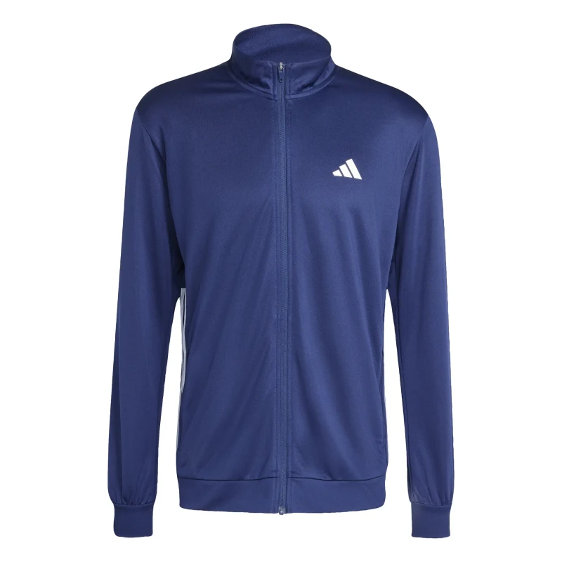 Image of Sweat jacket adidas Essentials All-Set 3-Stripes Knit Track Top Bleu Male L