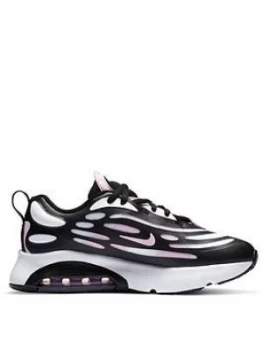 Image of Nike Air Max Exonsense Childrens Trainers - White, Size 2
