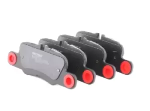 Image of RIDEX Brake pad set PORSCHE 402B0876 95535193960,95535193961,95535193962 95535193963,95535293970,95835193900,97035194901,97035194905,97035294703