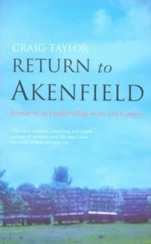 Image of Return to Akenfield by Craig Taylor Hardback