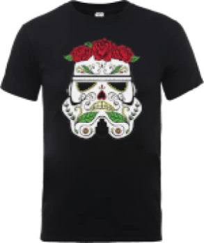 Image of Star Wars Day Of The Dead Stormtrooper T-Shirt - Black