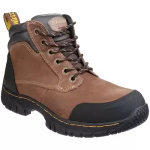 Image of Dr Martens Mens Riverton SB Lace Up Hiker Safety Boots (4 UK) (Brown) - Brown