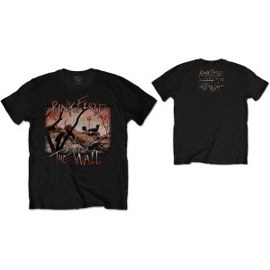 Image of Pink Floyd - The Wall Meadow Unisex Medium T-Shirt - Black