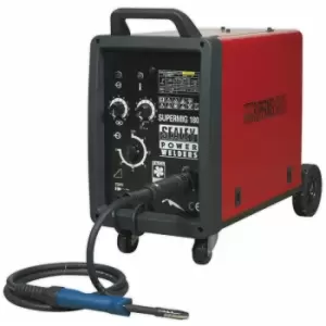 Image of Sealey - Professional mig Welder 180A 230V with Binzel Euro Torch SUPERMIG180