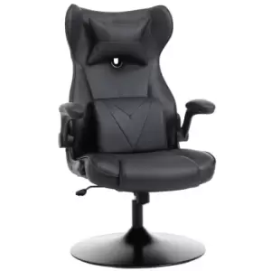 Image of Vinsetto Gaming Chair Office Chair Swivel Rocker Pedestal Base Lumbar Support