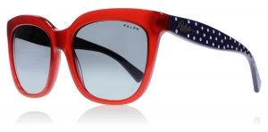 Image of Ralph RA5213 Sunglasses Red / Blue / White Polkadot 316111 55mm