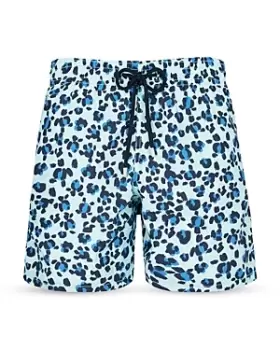 Image of Vilebrequin Moorea Turtles Leopard Swim Trunks