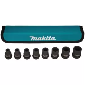 Image of E-02989 1/2 Impact Socket Set (8 Pieces) - Makita