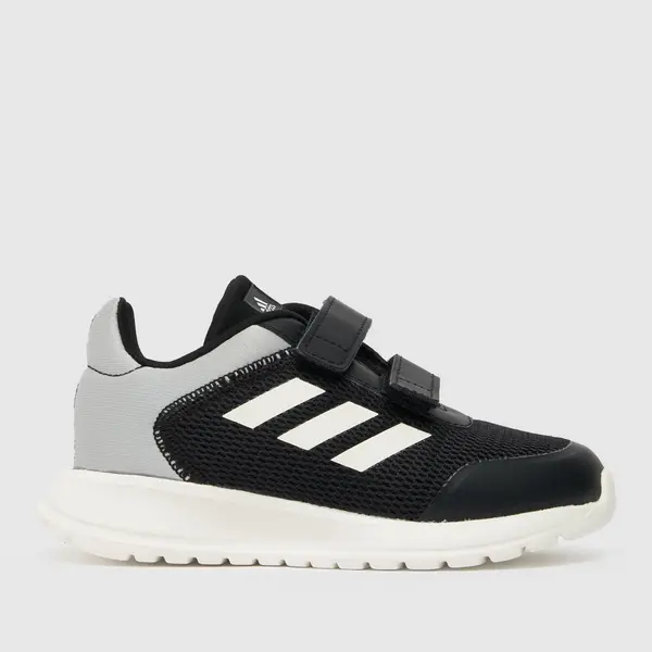 Image of adidas Black & grey tensaur run 2.0 Boys Toddler trainers Black/Grey UK 9 (EU 26½)