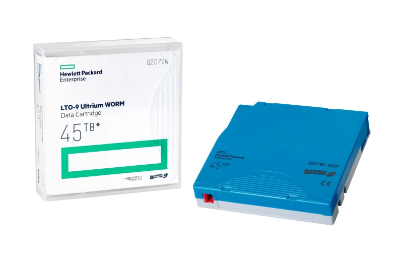 Image of HPE LTO-9 Ultrium 45TB WORM Data Cartridge