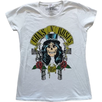 Image of Guns N' Roses - Slash '85 Womens Medium T-Shirt - White