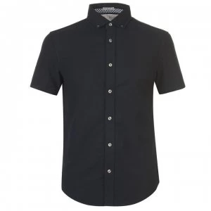 Image of Original Penguin Original Short Sleeve Oxford Shirt - Dark Sapphire